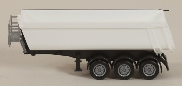 Herpa 077026 Schmitz Kippauflieger, weiß