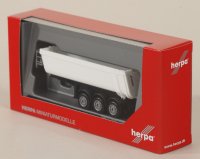 Herpa 077026 Schmitz Kippauflieger, weiß