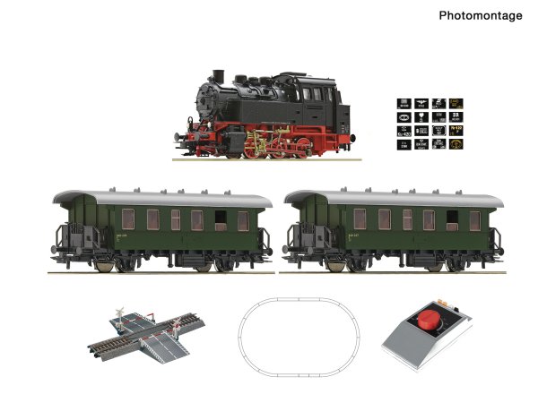 Analog Start Set: Dampflok BR 80 mit Personenzug, Ep. 3,4, Betriebsnr.