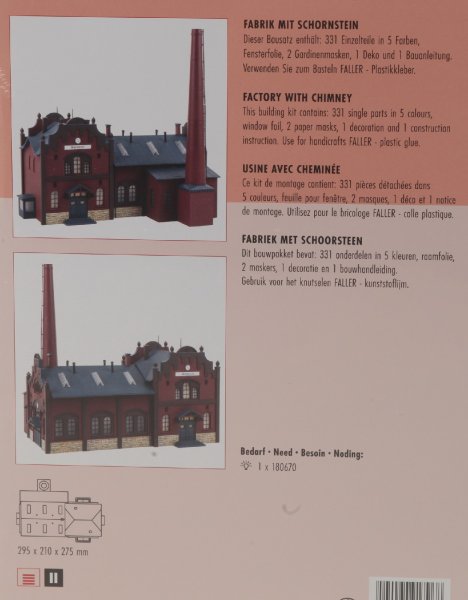 FALLER 222228 - N - Usine À Béton Avec Silo De Chargement De