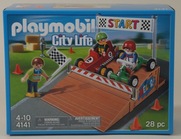 Playmobil 4141 Seifenkisten-Rennen mit Rampe und Zubehör