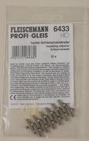 Fleischmann 6433G Isolier-Schienenverbinder 12 Stück...