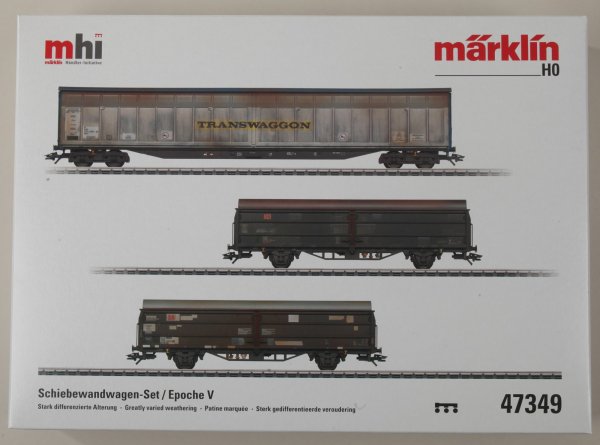 Märklin 47349 Schiebewandwagen-Set DB AG