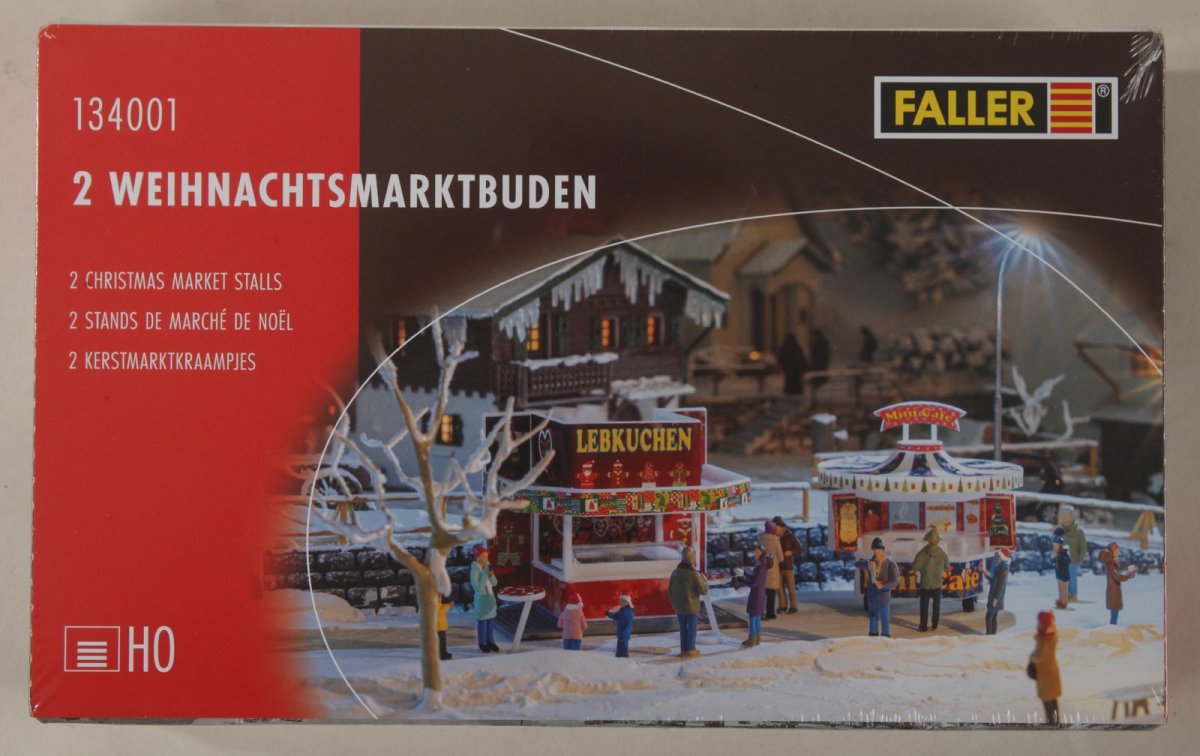 Faller 151634 – Marché Hebdomadaire II – Accessoire Miniature Pour Diorama Et Réseau Ferroviaire