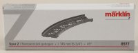 Rampenstück gebogen Radius 145 mm. Gleisbogen 45°