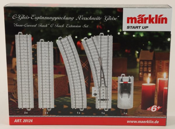 Märklin 20124 C-Erg.pack.verschneite Gleise