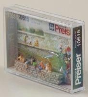 Preiser 10615 Auf der Mauer  1/87