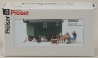 Preiser 33263 Bauarbeiter in der Pause.  1/87