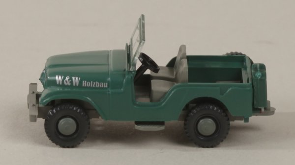 Wiking 001103 Jeep "W & W Holzbau"