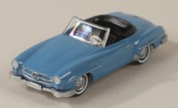 Wiking 025002 MB 190 SL Cabrio - hellblau