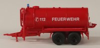 Wiking 038237 Feuerwehr - Wassertankwagen