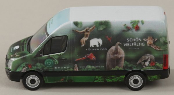 Herpa 950794 VW Crafter Kasten HD Zoo Köln