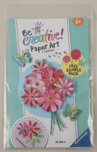 Ravensburger 95492 BeCreative Paper Art Flowers & Butterflies