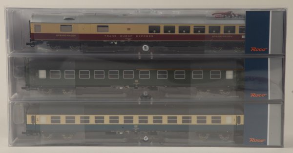 Roco 6200052 3-tlg. Set D 377 „Hispania-Express“ DB, Ep. IV