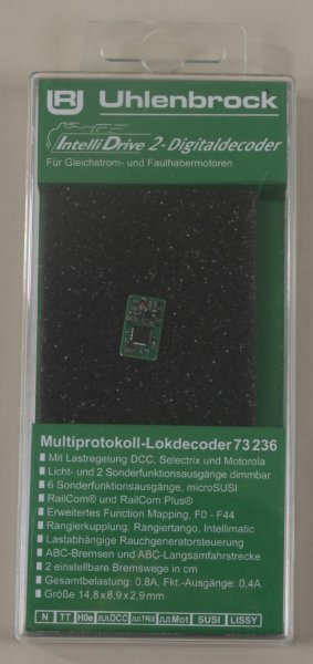 Uhlenbrock 73236 ID2 Decoder, Next18 H0