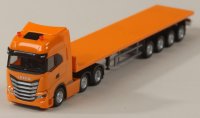 Herpa 318259 Iveco S-Way 6x2 Flachb-Szg