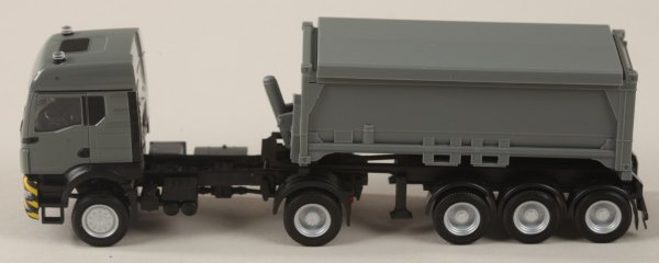 Herpa 318341 MAN TGS TM AbrConSz grau/gelb