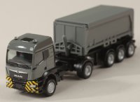 Herpa 318341 MAN TGS TM AbrConSz grau/gelb