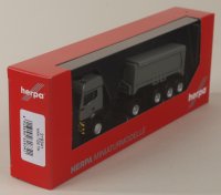 Herpa 318341 MAN TGS TM AbrConSz grau/gelb