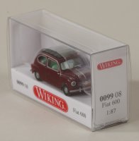 Wiking 009908 Fiat 600 - weinrot