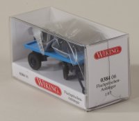 Wiking 038406 Flachpritschen-Anhänger