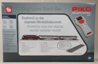PIKO 59018 PIKO SmartControlwlan Set mit Bettungsgleis DB IV Personenzug