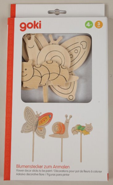 Blumenstecker zum Anmalen