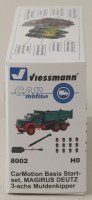 Viessmann 8002 H0 CarMotion Basis Startset, MAGIRUS DEUTZ 3-achs Muldenkipper, grün