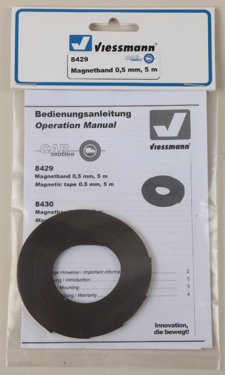 Viessmann 8429 Magnetband 0,5 mm, 5 m, 14,50