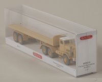 Flachpritschensattelzug