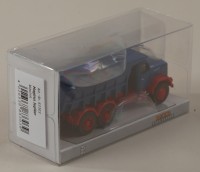 Brekina 83303 Magirus Jupiter Kipper, blau/rot, 1960, 1:87