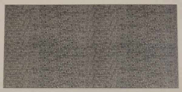 Vollmer 47360L N Mauerplatte Pflasterstein aus Karton, 25 x 12,5 cm