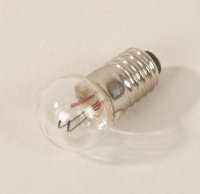 Schraubbirne E10 4,5V, 200mA Kopf ø11mm klar