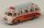 Brekina 56012 Reisebus Setra S 6 , beige/rot/orange 1955, 1:87