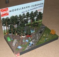 Busch Diorama Camping mit Lichtfunktion H0, 1:87
