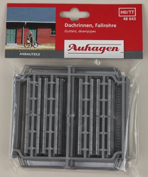 Auhagen 48643 Dachrinnen, Fallrohre
