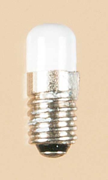 Auhagen 55754 1 Glühlampe m. Schraubsockel Zylinder opal, E5,5, 16 V