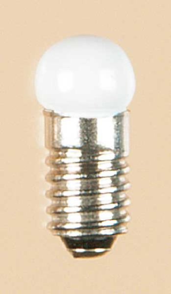 Auhagen 56784 1 Glühlampe m. Schraubsockel Kugel opal, E5,5, 16 V