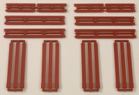 Auhagen 80402 Säulen und Ziegelfriese rot