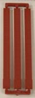 Auhagen 80402 Säulen und Ziegelfriese rot
