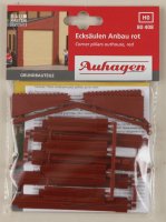 Auhagen 80408 Ecksäulen Anbau rot