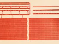 Auhagen 41205 Ziegelmauern mit Zahnfriesvarianten rot