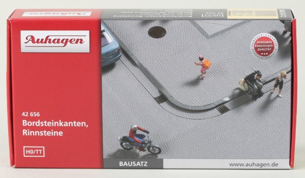 Auhagen 42656 Bordsteinkanten, Rinnsteine