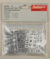 Auhagen 48654 Fenster und Türen für Industriegebäude