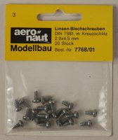 Aeronaut 776801 BLECH-SCHR.2.9x6.5mm