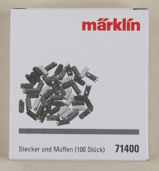 Märklin 71400 Stecker- und Muffenpackung gem. Inh.: 100 Stück