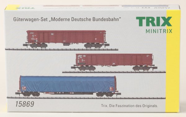 Trix 15869 Güterwagen-Set Moderne Deutsche Bundesbahn Ep. IV