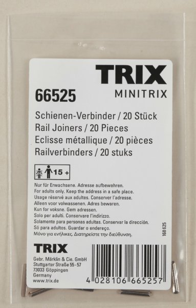 Trix 66525 Schienenverbinder Metall