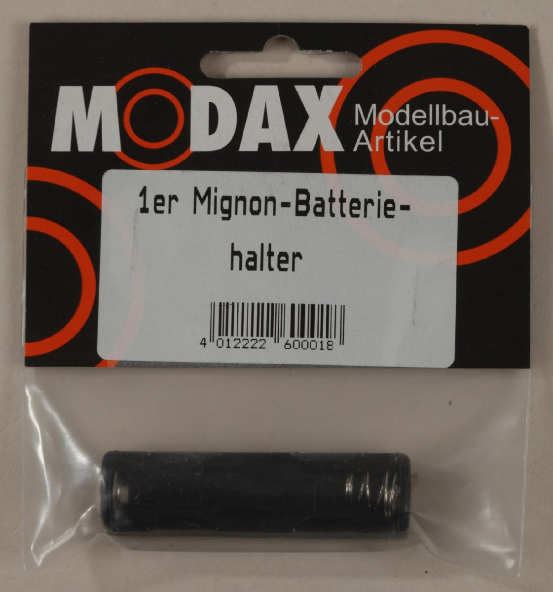 Goobay AA-Batteriehalter Für 8x Mignon – Mit Druckknopf, Schwarz, Offenes Gehäuse