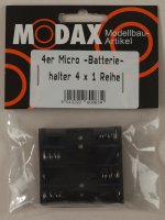 Modax 60083 Batteriehalterung 4er Mikro Reihe